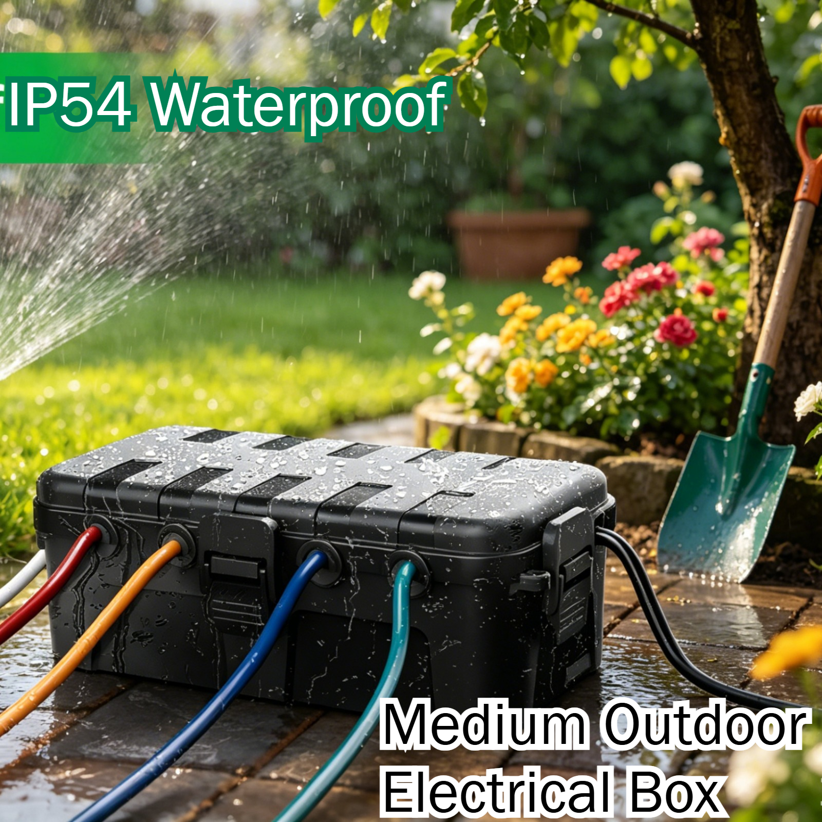Outdoor Power With Timer - Weatherproof Outdoor Extension Cord Cover 29X13.2X10