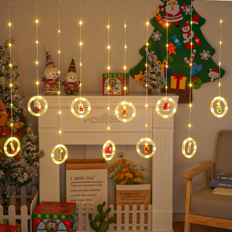 Outdoor Power For Xmas Lights - Christmas LED Curtain Lights USB Powered