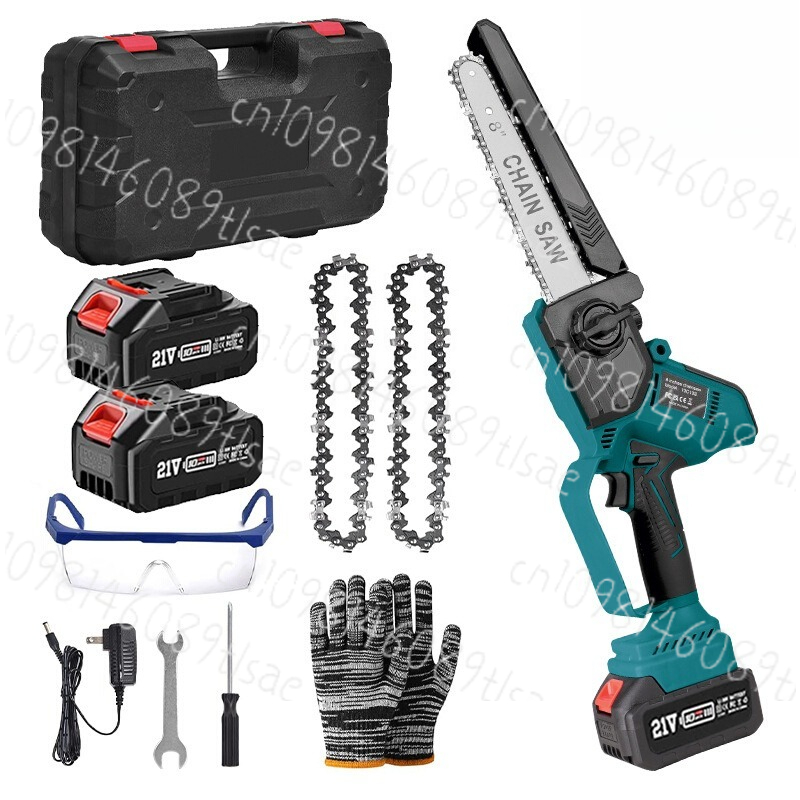 Electric Chainsaw Battery - 8-Inch Cordless Chainsaw, Lithium Battery Powered