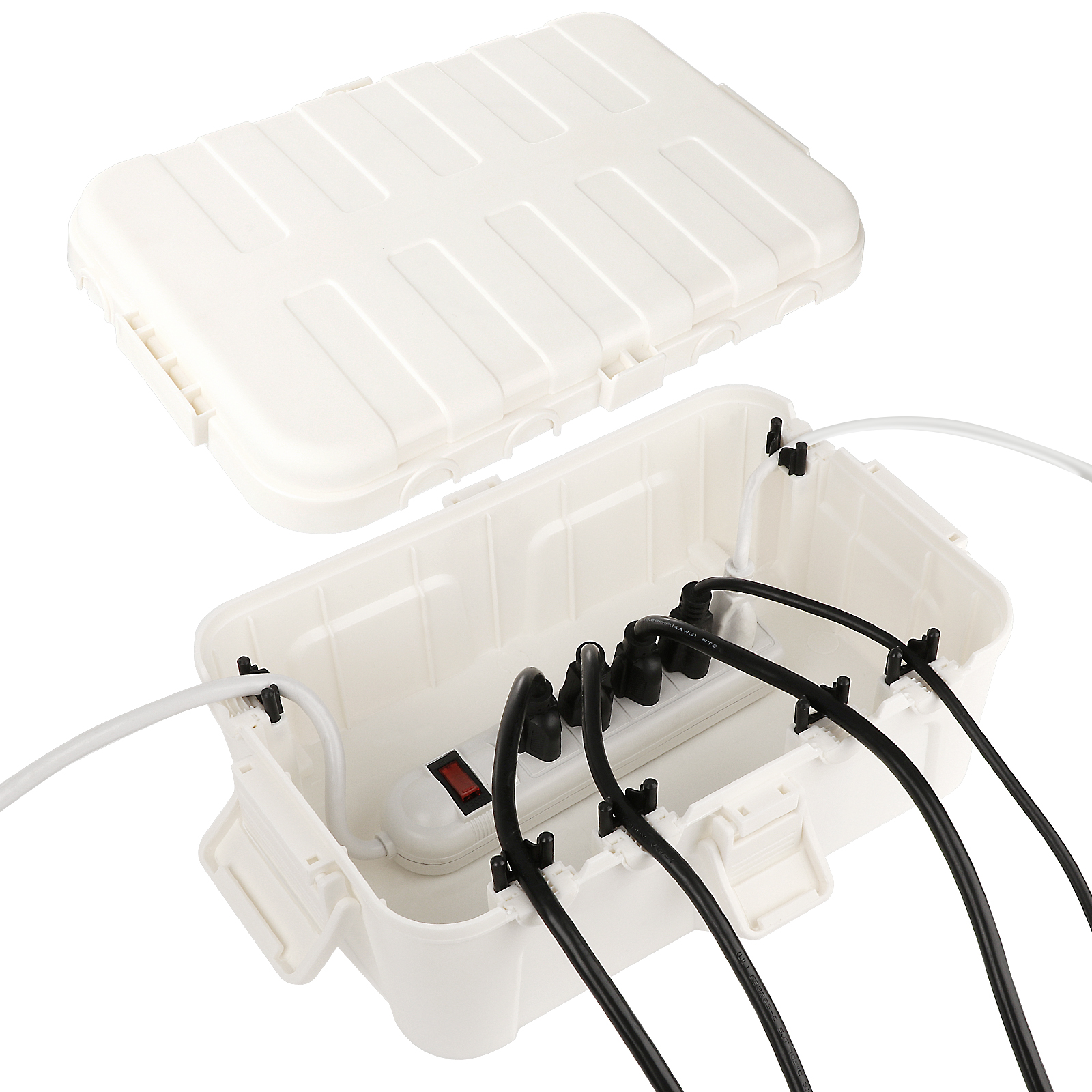 Outdoor Power With Timer - Outdoor Power Supply Waterproof Box Holiday