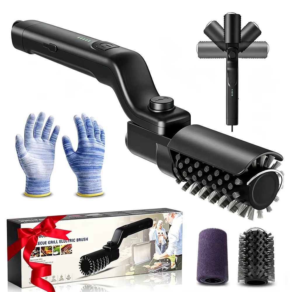 Outdoor Power Brush - Electric BBQ Cleaner Brush Wireless Stainless