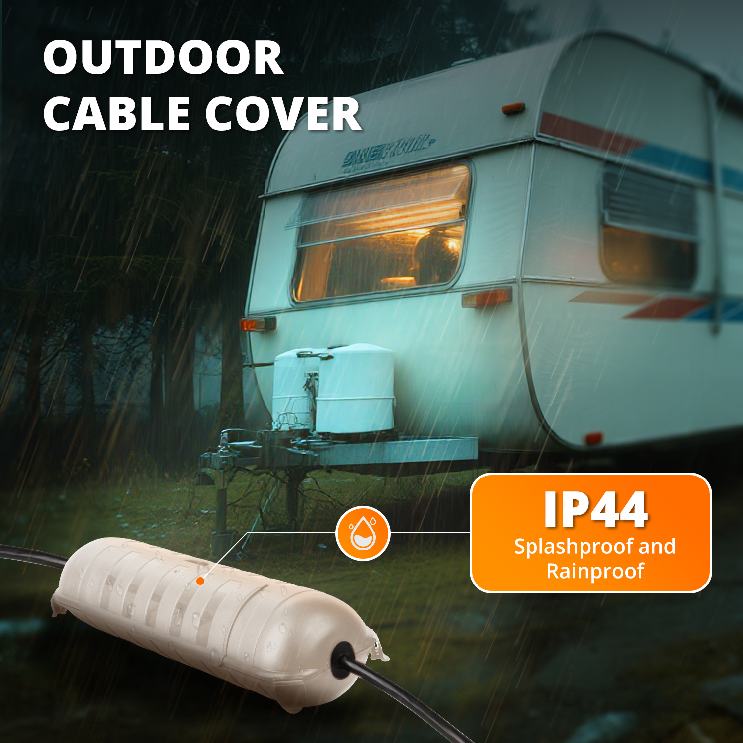 Outdoor Waterproof Connection  - Outdoor Power Lead Cover ulasan dan harga
