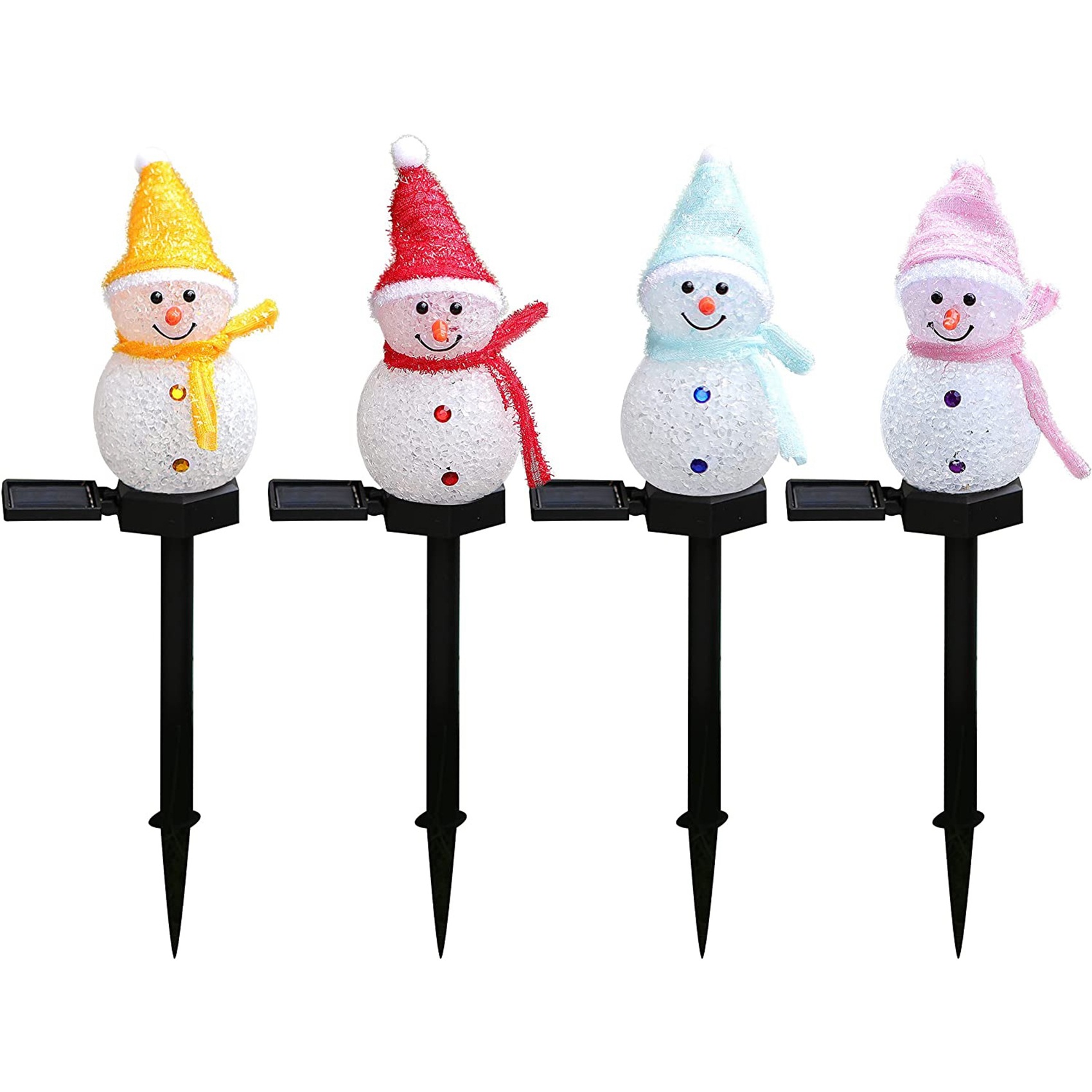PZHI-Snowman Solar Lights Chri - Outdoor Power For Xmas Lights ulasan dan harga