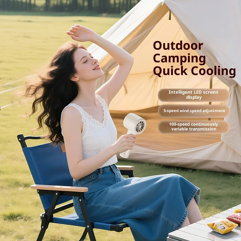 Handheld mini fan, powerful 12 - Outdoor Power With Timer ulasan dan harga