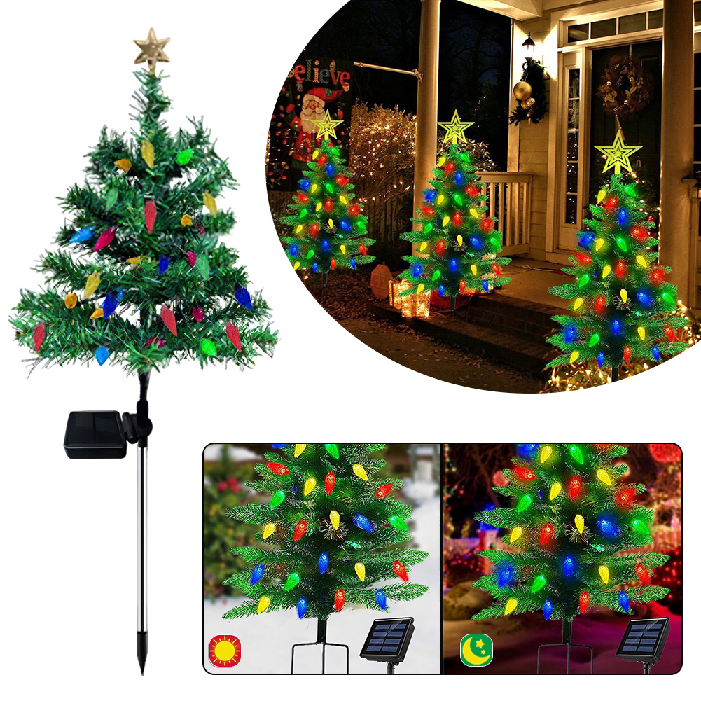 Xmas Tree Garden Decorative Le - Outdoor Power For Xmas Lights ulasan dan harga