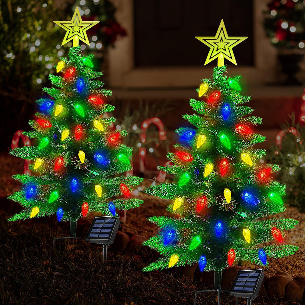 Xmas Tree Garden Decorative Le - Outdoor Power For Xmas Lights ulasan dan harga
