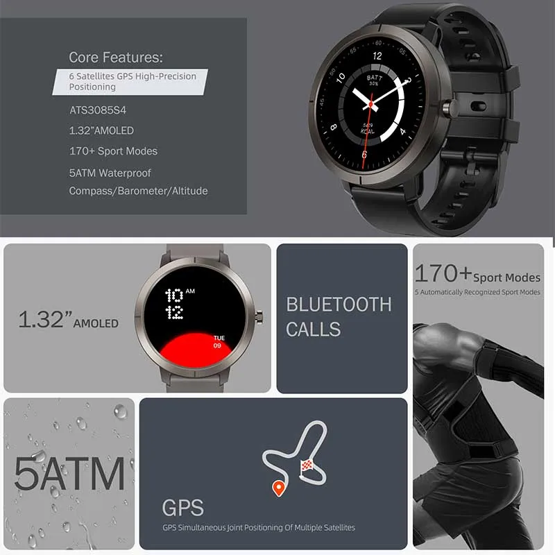 2026 GPS Smart Watch AMOLED 1. - Outdoor Power Meter Box ulasan dan harga
