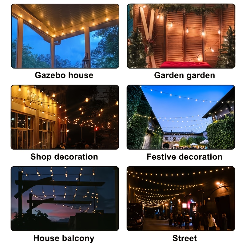 ST38 High-Voltage String Light - Outdoor Power Vac ulasan dan harga