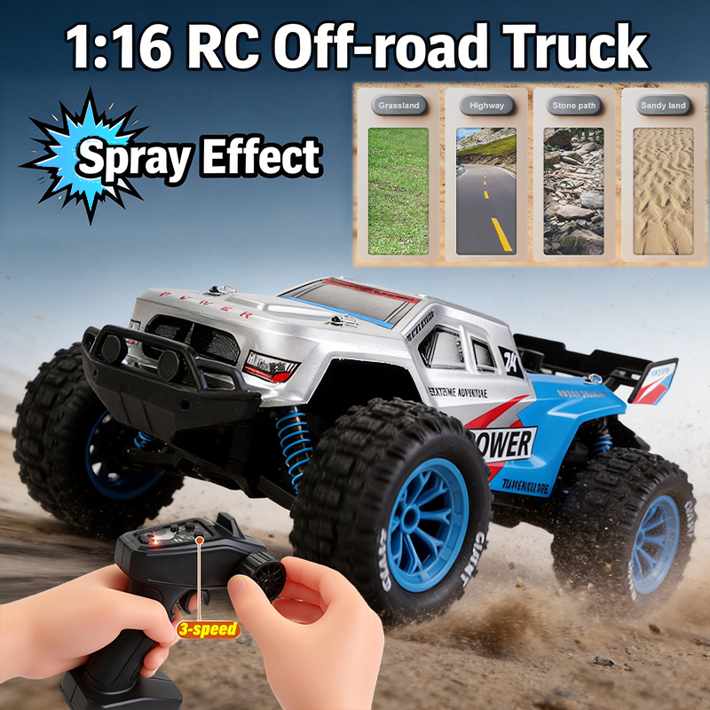 1:16 Spray RC Cars Buggy Truck - Outdoor Power Meter Bike ulasan dan harga