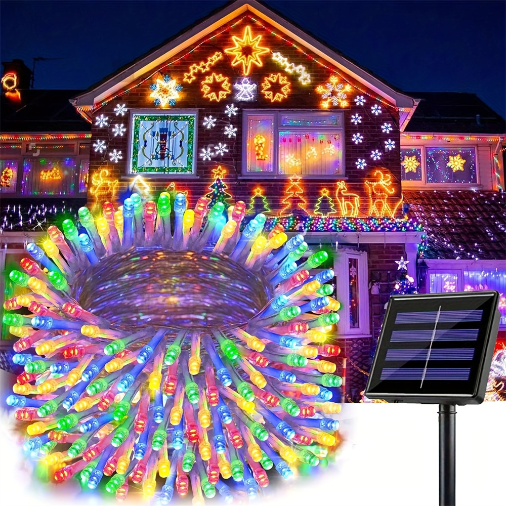 8 Modes Solar Powered LED Sola - Outdoor Power For Xmas Lights ulasan dan harga