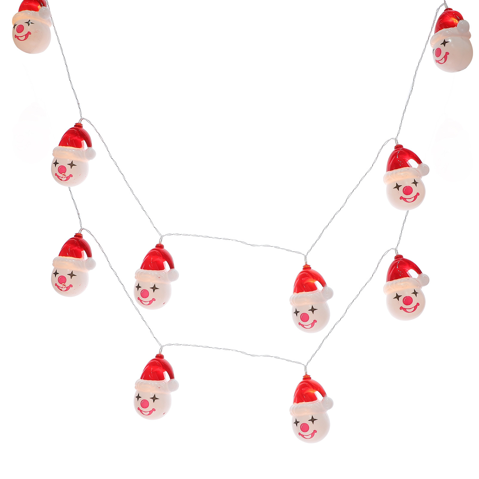 1Pcs Xmas Clown Lamp String PV - Outdoor Power For Xmas Lights ulasan dan harga