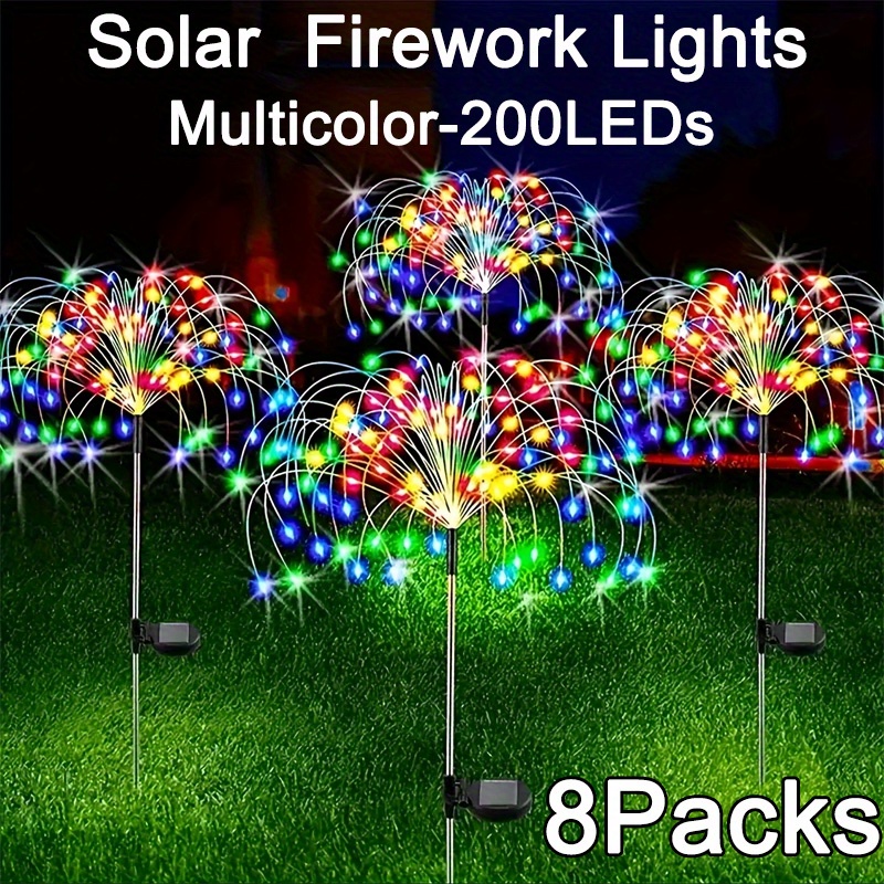 8-Mode Solar Firework Lights w - Outdoor Power Vac ulasan dan harga
