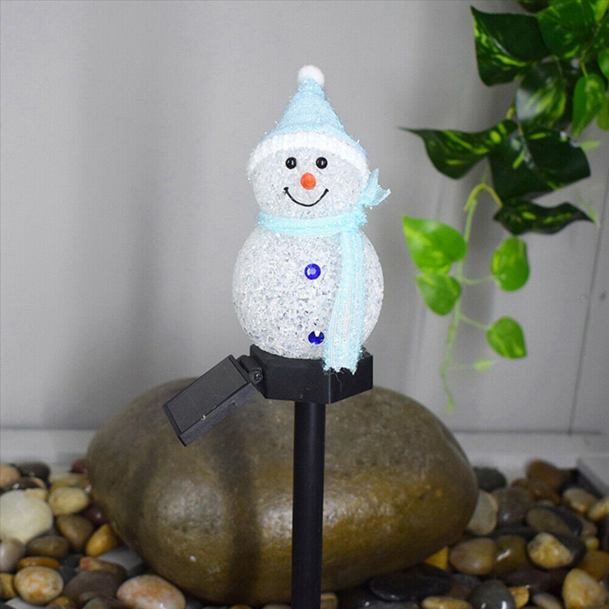 AA81-2X Snowman Solar Lights C - Outdoor Power For Xmas Lights ulasan dan harga