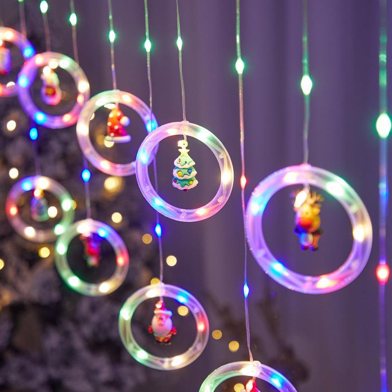 Christmas LED Curtain Lights U - Outdoor Power For Xmas Lights ulasan dan harga