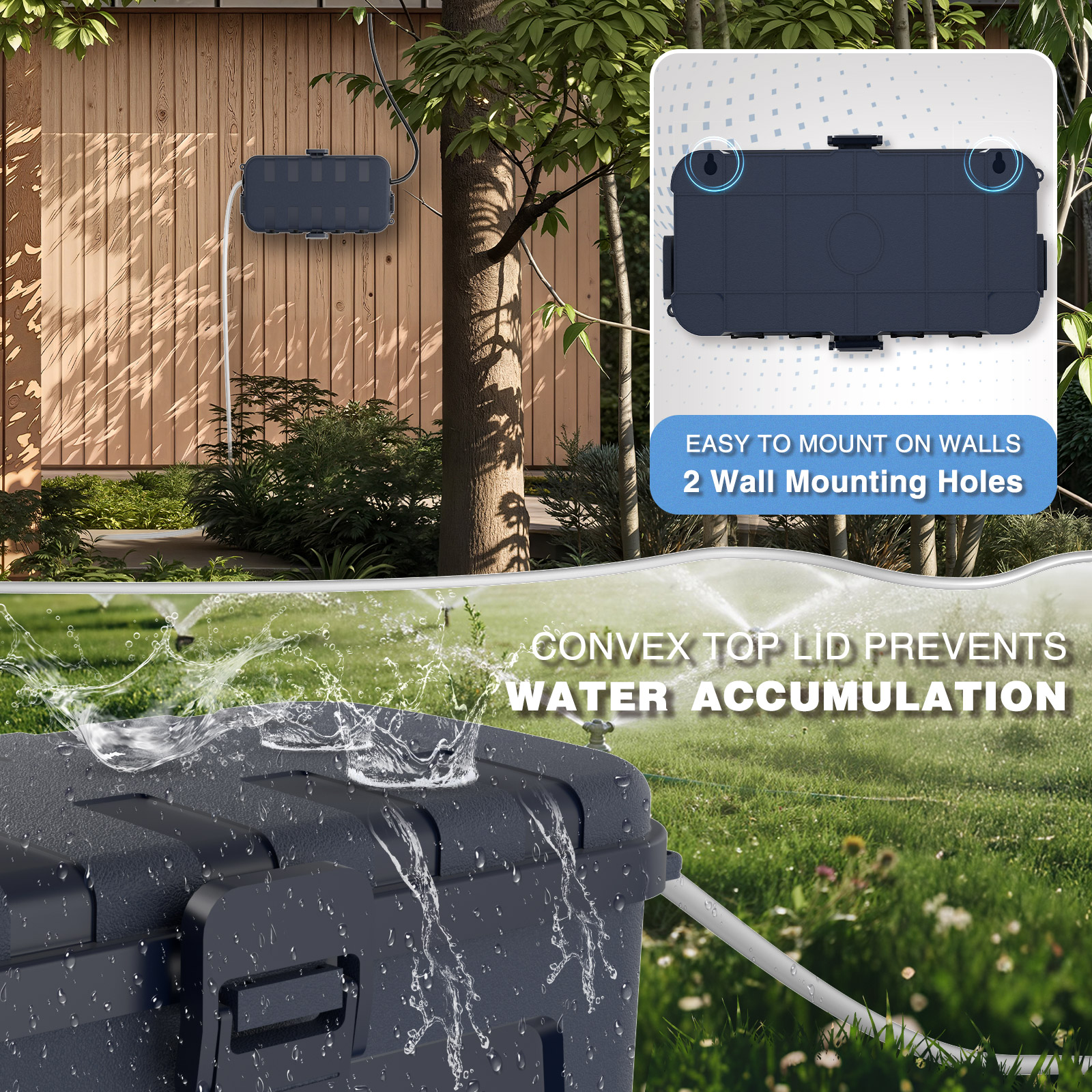 Medium IP54 Waterproof Electri - Outdoor Power Lead Cover ulasan dan harga