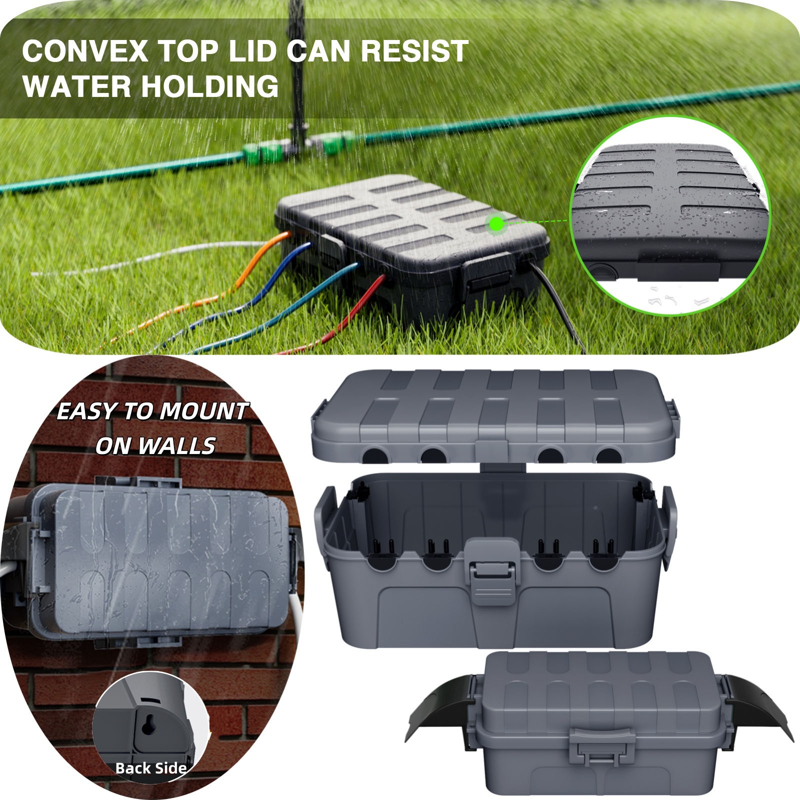 2PK Outdoor Electrical Box Set - Outdoor Power With Timer ulasan dan harga