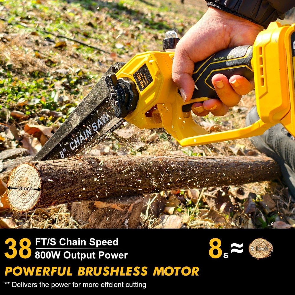 4-in-1 Cordless Pole Saw & Ele - Electric Chainsaw Battery ulasan dan harga