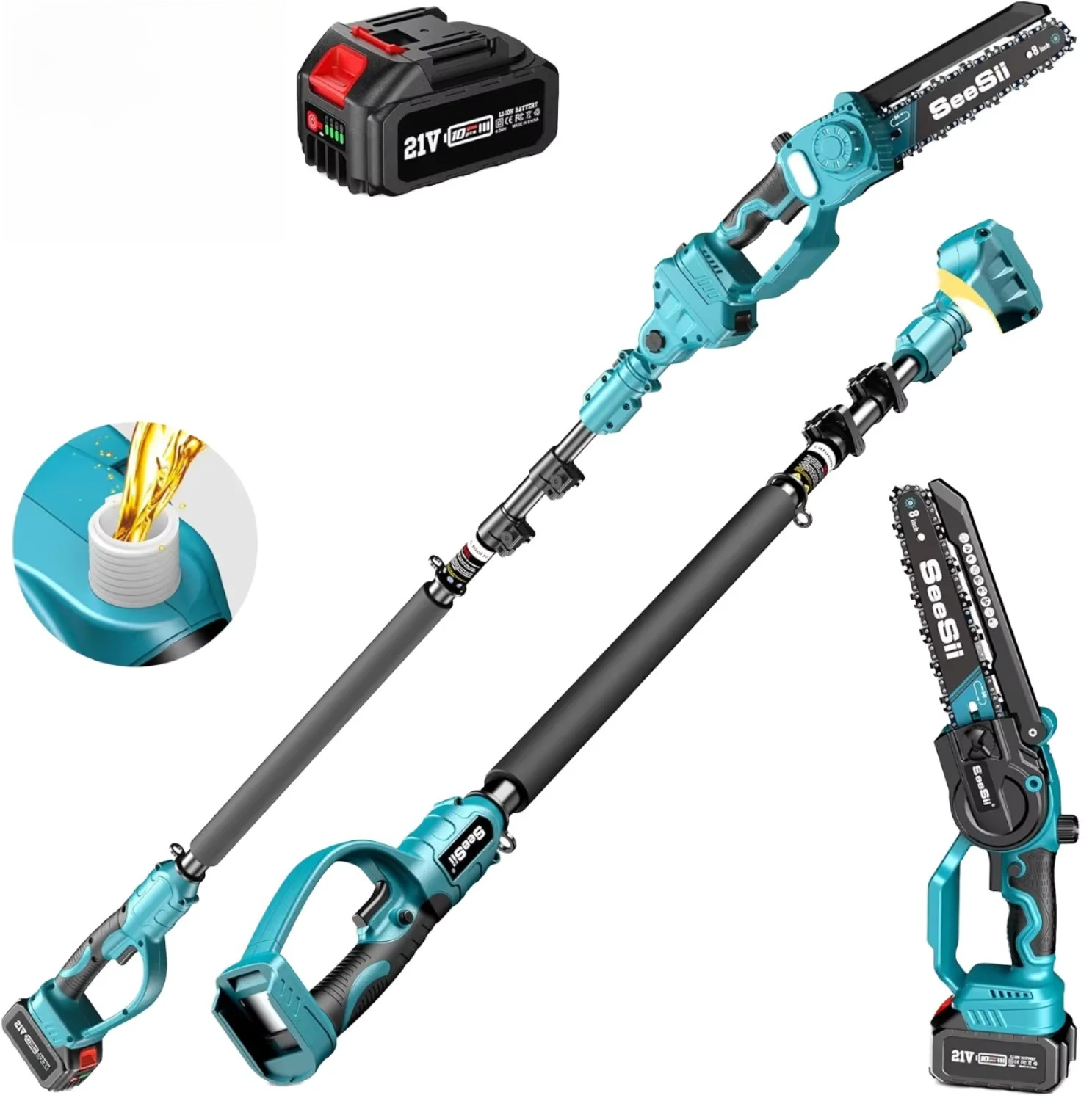 Garden Work Telescopic Pole Ch - Electric Chainsaw Battery ulasan dan harga