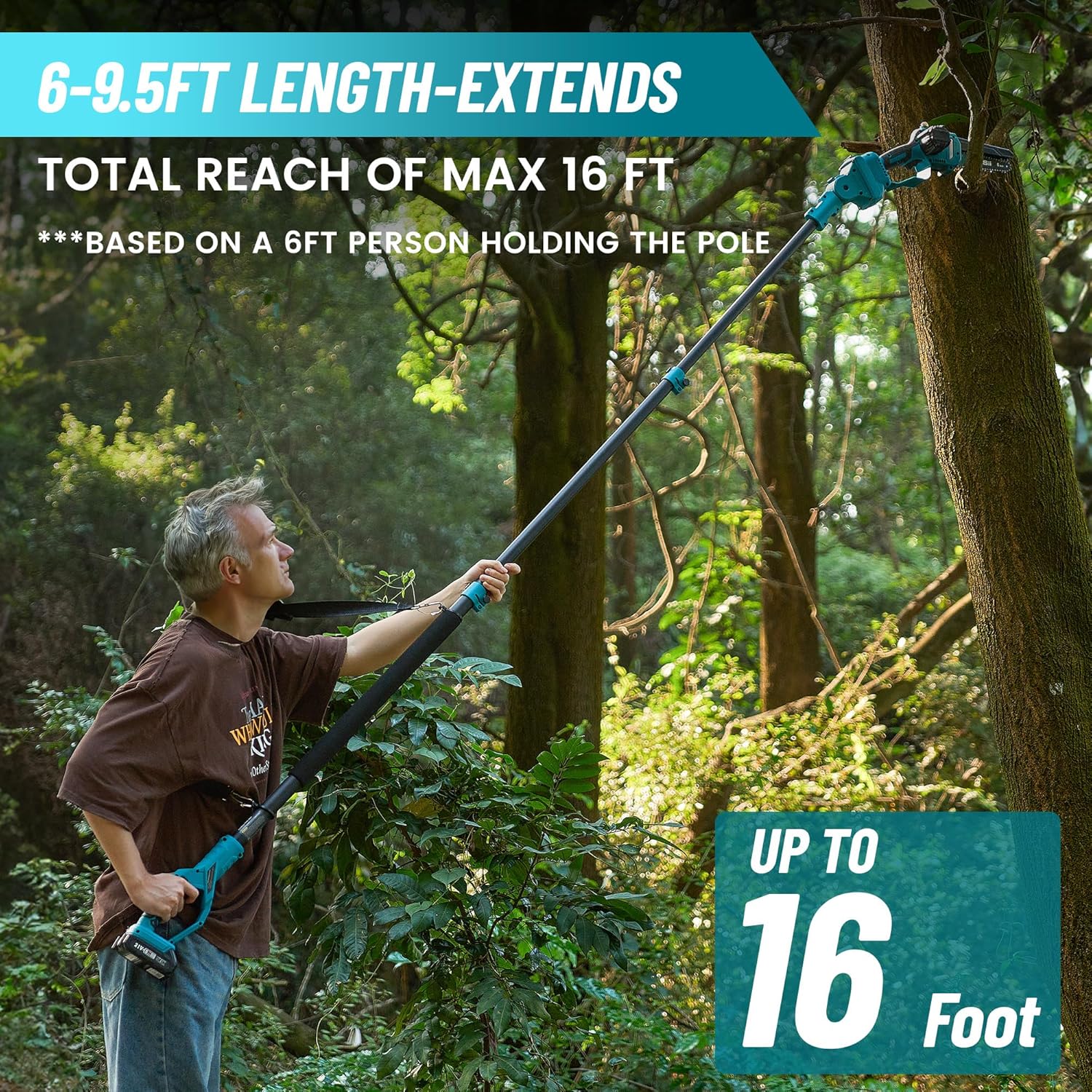 Garden Work Telescopic Pole Ch - Electric Chainsaw Battery ulasan dan harga