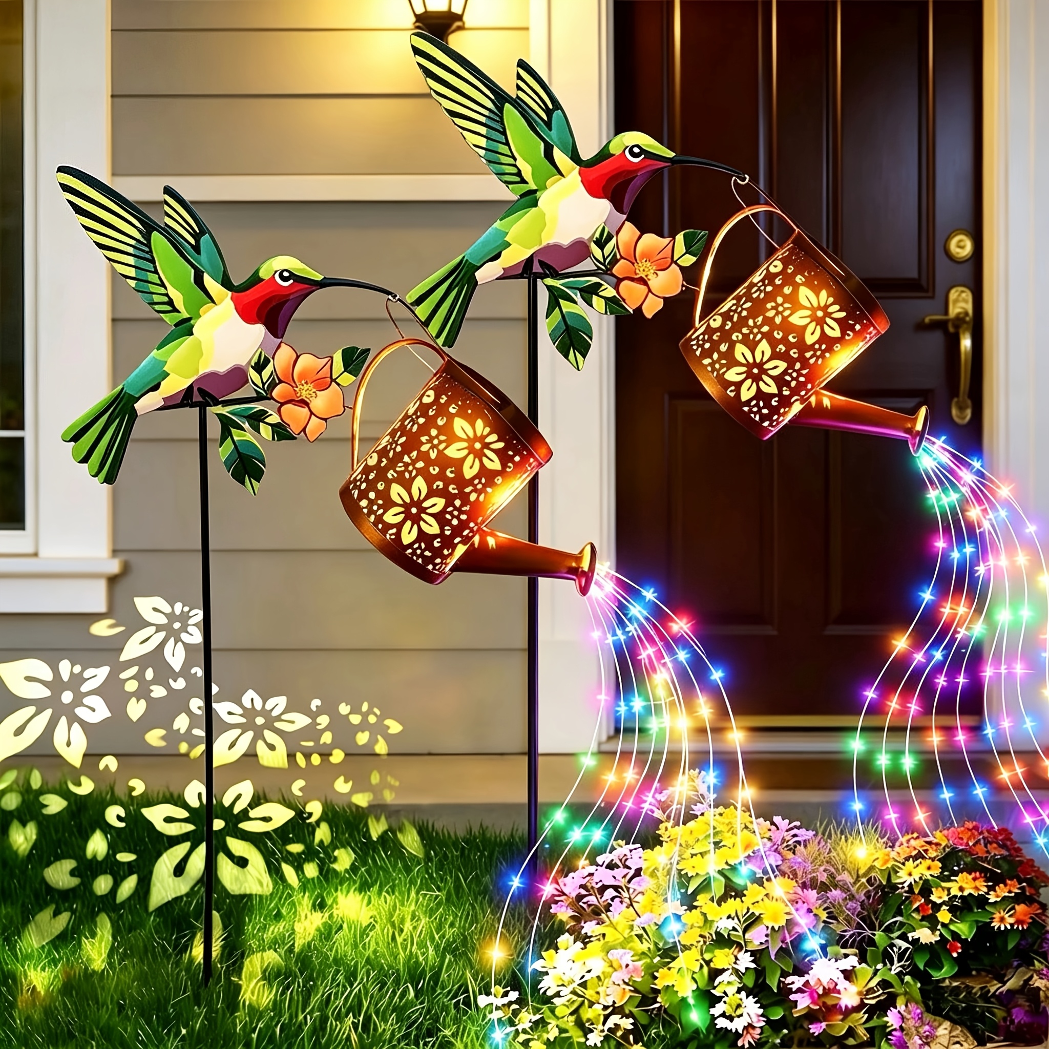 2pcs Hummingbird Solar Garden  - Outdoor Power Vac ulasan dan harga