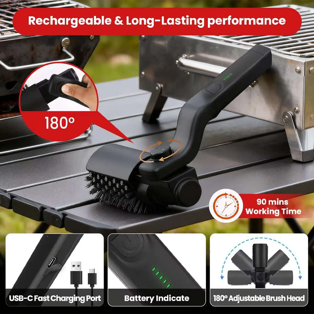 Electric BBQ Cleaner Brush Wir - Outdoor Power Brush ulasan dan harga