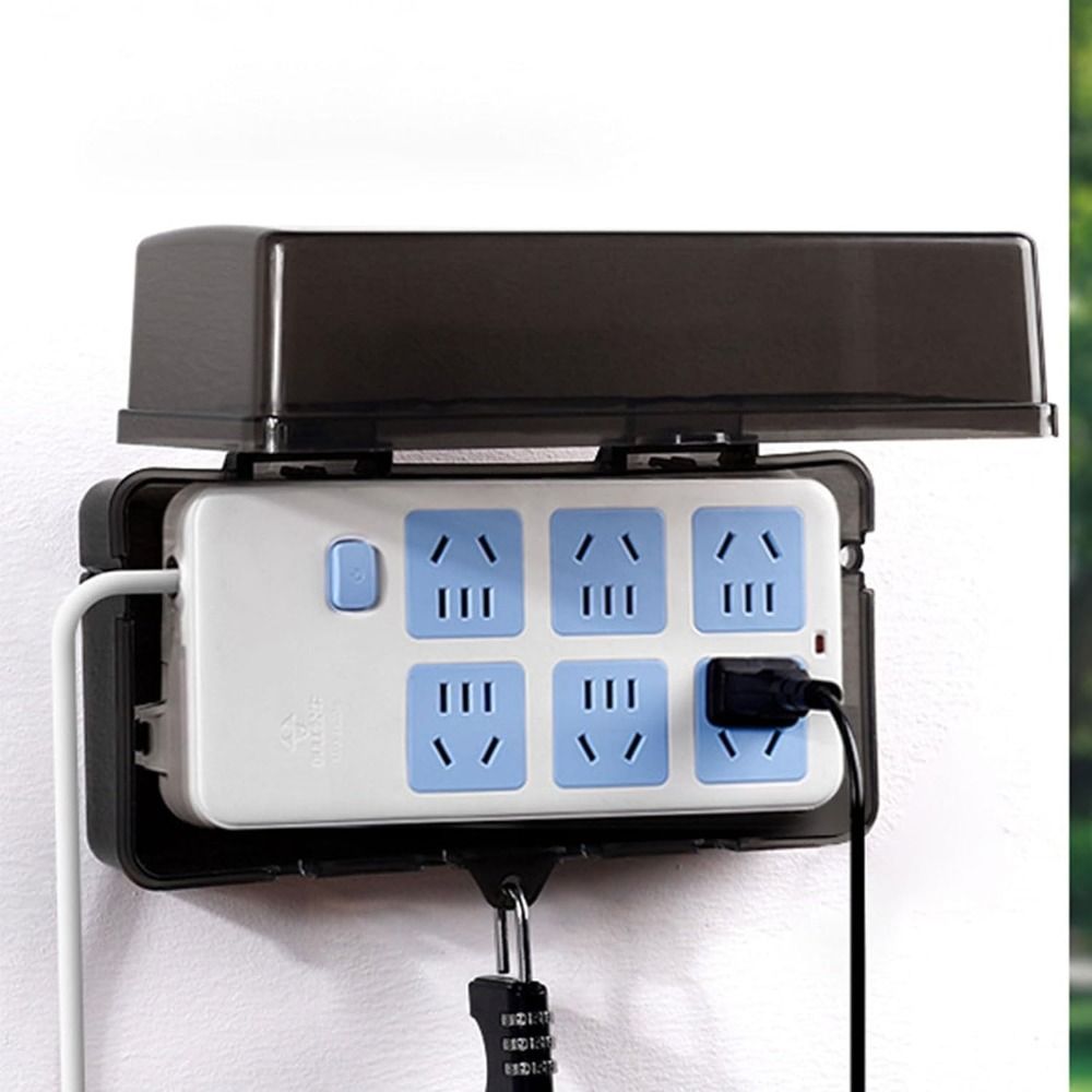 Durable Plastic Plug Box Water - Outdoor Power Lead Cover ulasan dan harga