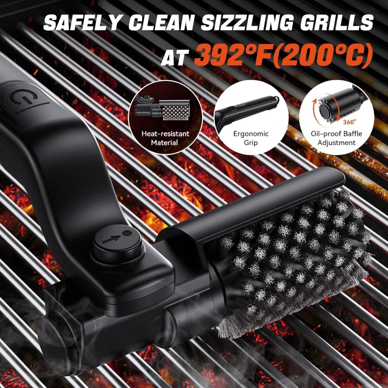 Electric Rotary Grill Brush fo - Outdoor Power Brush ulasan dan harga