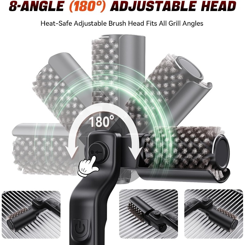 Electric Rotary Grill Brush fo - Outdoor Power Brush ulasan dan harga