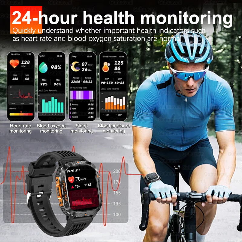 2026 New Military SmartWatches - Outdoor Power Meter Box ulasan dan harga