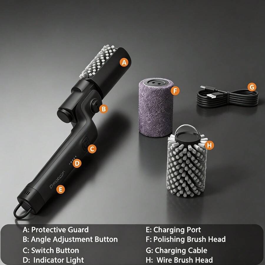 【New style】Heavy Duty Grill Br - Outdoor Power Brush ulasan dan harga